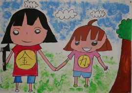 金太郎絵画展小学校2年生の作品